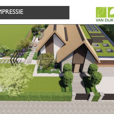 van dijk tuinen 3d ontwerp tuin doorn