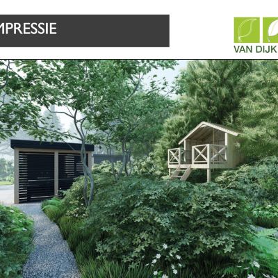 3d ontwerp tuin zeist met zwembad